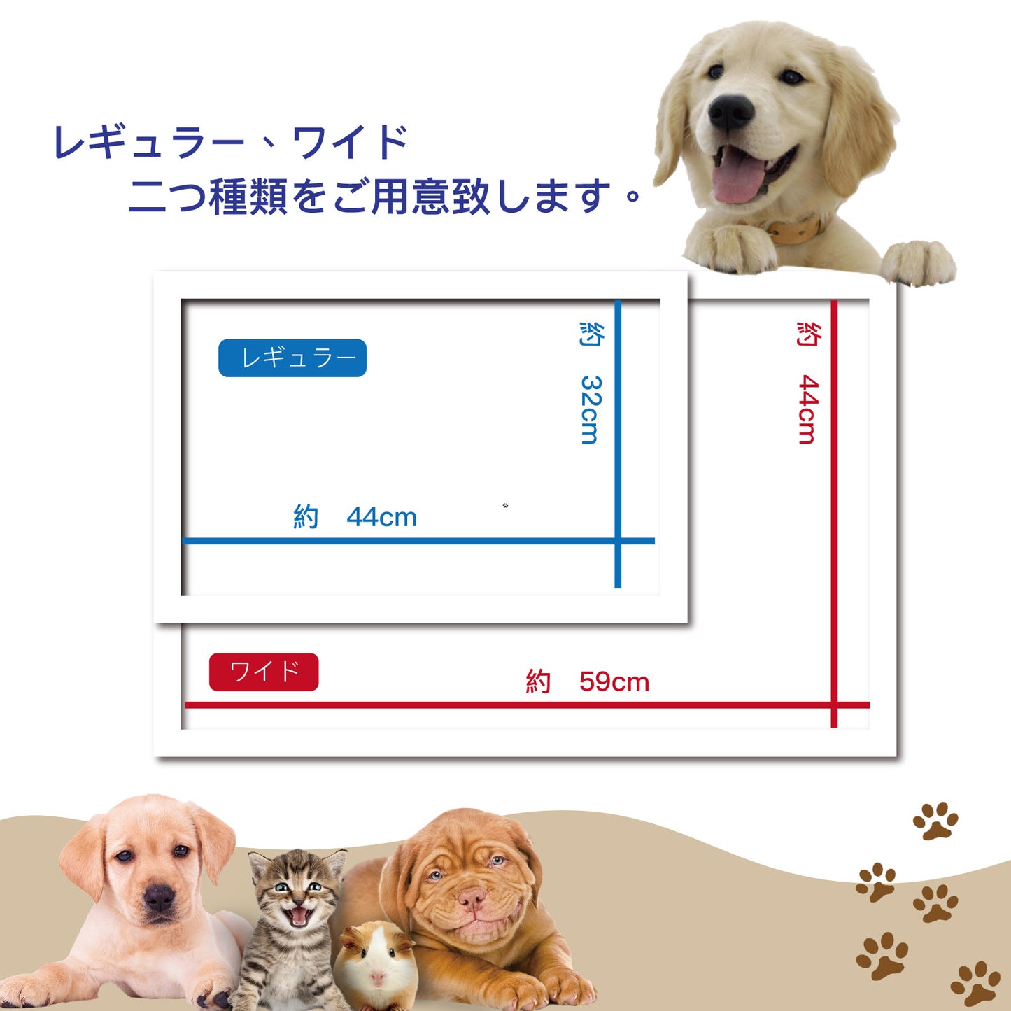 ペットシーツ ホワイト  (防災） 超吸收 ワイド 犬猫用21枚入り*4袋